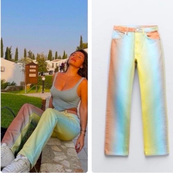Zara Denim - Zara Colorful Gradient Jeans​